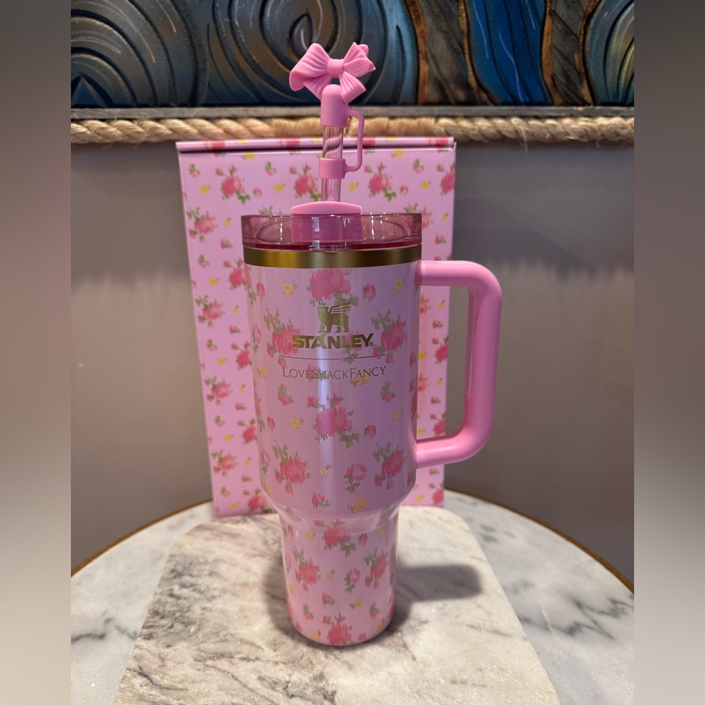 🌸 LOVE SHACK FANCY STANLEY 40oz Ibiza Sunset. Brand new with tags in box